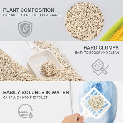 Good price Dust Free Easy Clumping Powerful Absorbent Flushable Pure Tofu Cat Litter online