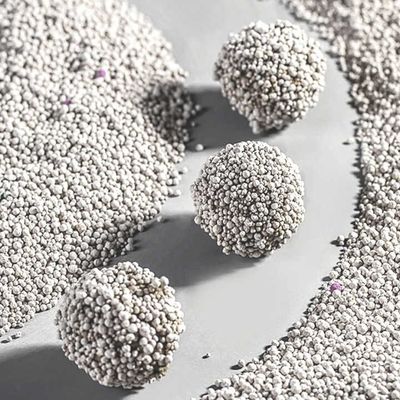 Good price 0.8mm-3.8mm Bentonite Cat Litter Ball Shape Dust Free Strong Clumping online