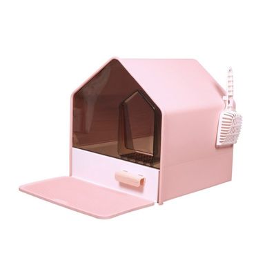 Good price Odor Proof Modern Kitty Litter Box Splash Proof Oversized Litter Box online