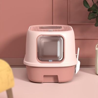 Bon prix Boîte à litière compacte Confortable Boîte à litière fermée pour chat en ligne