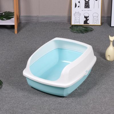 Good price Household Semi Closed Litter Box PP PET Small Covered Cat Litter Box online