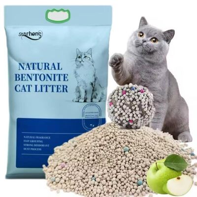 Good price BSCI Bentonite Clay Cat Litter 0.8mm-3.8mm Spherical Bentonite Cat Litter online