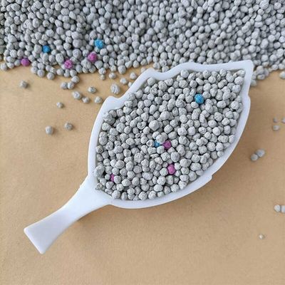 Grey Spherical Bentonite Cat Litter ODM Bentonite Clay Safe For Cats