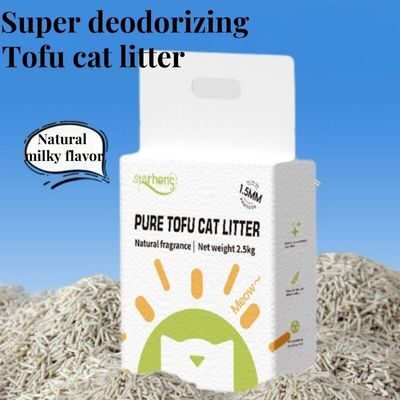 Soybean Cat Tofu Litter ODM Tofu Cat Litter Sand Environment Friendly