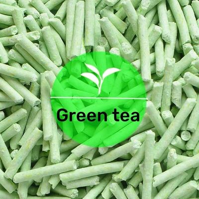 Good price OEM Green Tea Cat Litter Dust Free Green Tea Kitty Litter Strong Absorption online
