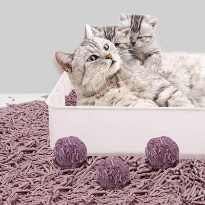 Good price ISO9001 Certified Lavender Cat Litter with Strong Odor Control and High Absorbency online