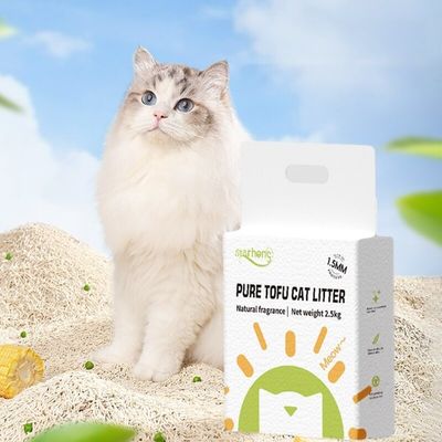 Good price White Tea Scent Tofu Cat Litter Degradable Tofu Soya Cat Litter online