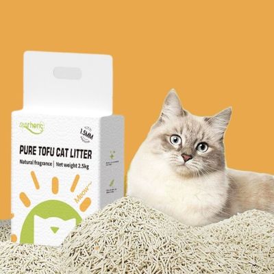 Good price BSCI MSDS Bulk Tofu Cat Litter 1.5mm Small Size Tofu Litter Sand online