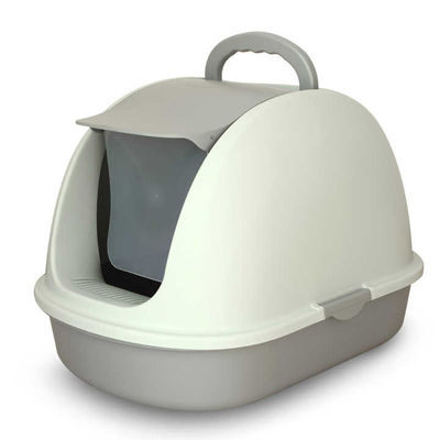 Pet Cleaning Products Cat Litter Box Sandbox Eco Friendly Plastic Kitty Litter Box Easy Clean OEM / ODM