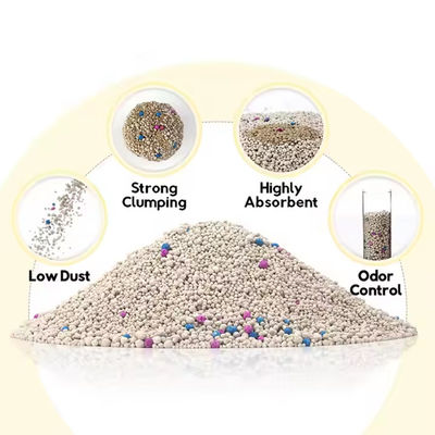 Ball Shape Clumping Cat Litter With Strong Agglomeration And Deodorization