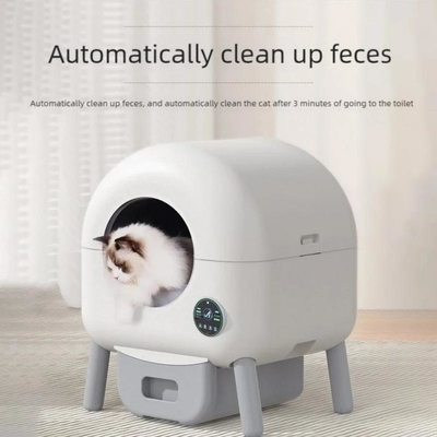 Bon prix Bac à litière pour chat à nettoyage automatique amélioré, grande capacité, sécurité renforcée et contrôle avancé des odeurs en ligne